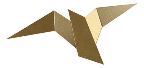 Luz Cálida Led Flying Bird Lámpara De Pared Aplique De Oro