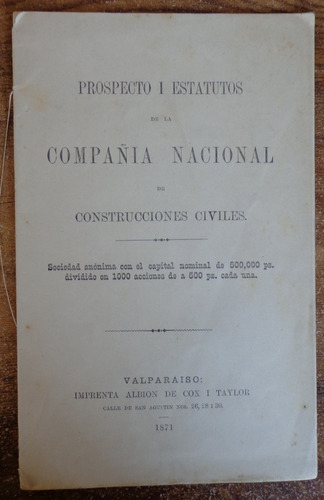 Compañía Nacional Construcciones Civiles 1871