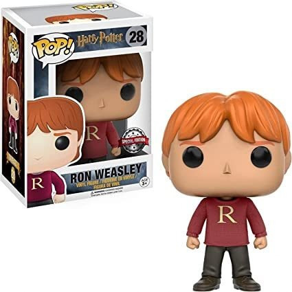 Funko Pop Harry Potter: Suéter Ron Weasley Con Tema Popular