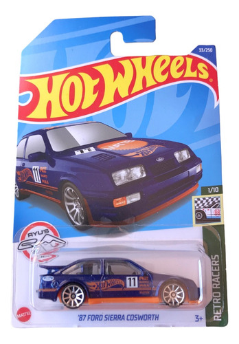 Hot Wheels 87 Ford Sierra Cosworth Retro Racers Mattel Nuevo