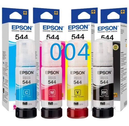 Tinta Epson Original T544 65ml L1110 L3110 L3150 L5190 