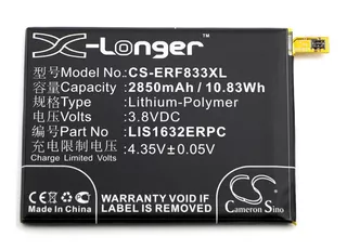 Batería Compatible Con Sony Xperia Xz Erf833xl 2850mah