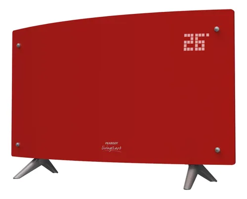 Calefactor Vitroconvector Curvo Peabody Pe-vqd20r Rojo Cts