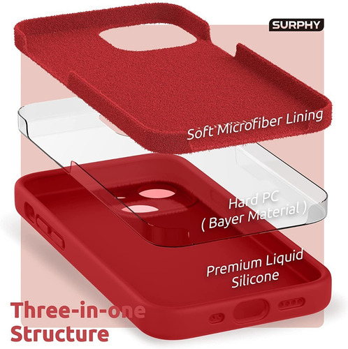 Imagen 3 de 10 de Case Silicona Premium Para iPhone 14 / Plus / Pro / Pro Max