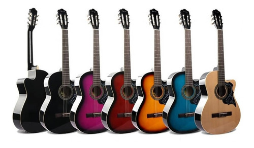 Imagen 1 de 2 de Guitarra Acústica Importada Acabado De Lujo