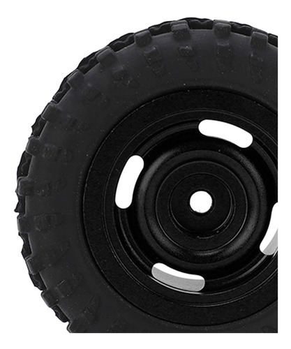 Imagen 10 de 10 de Llanta De Rueda 1/24 Neumático De Goma 2pcs/set 50mm 4 Aguje