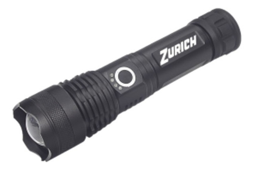 Linterna Led Recargable Zurich Tactica Usb De Litio 15w 