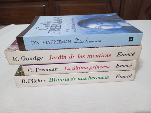 Lote X 4 Novelas Romanticas Eileen Goudge Cynthia Freeman Pi (Usado)