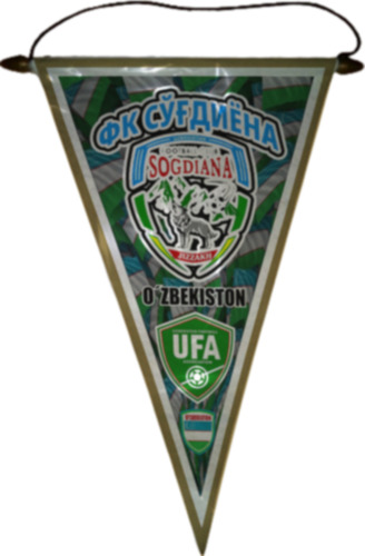 Banderin 37cm Full Color Futbol Uzbekistan Elegir Equipo Fk Sogdiana Jizzakh Fk Sogdiana Jizzakh