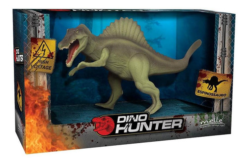 Imagem 2 de 6 de Dinossauro Espinossauro Verde Jurassic Brinquedo Mielle