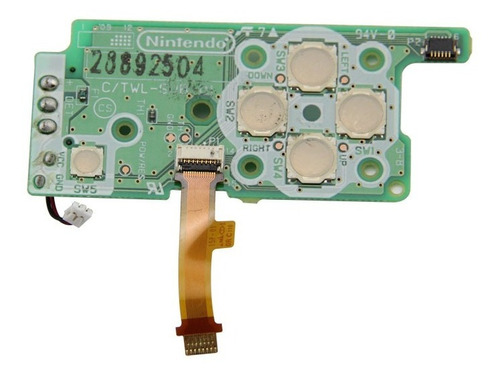 Placa Direccion D Pad Nintendo Dsi Ndsi Con Cables