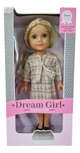 Muñeca Cariñito Dream Girl Fashion Doll Grande 45 Cm