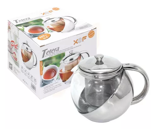 Infusor en forma de tetera de acero inoxidable y silicona para té – TRESSO®