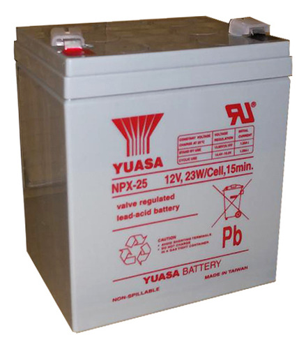 Imagen 1 de 7 de Bateria Yuasa Npx 25 12v 5ah Tienda Oficial Yuasa!!!