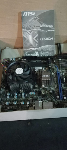 Mother Msi 760 Gm+ Cooler + Amd Atlom.  Revisar, No Imagen