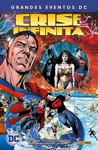 Livro Crise Infinita (grandes Eventos Dc), De Geoff Johns (). Editorial Panini, Capa Dura, Edição 1 Em Português, 2024
