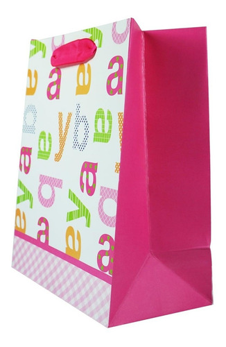 Sacola De Papel Para Loja Infantil E Chá De Fralda Baby M