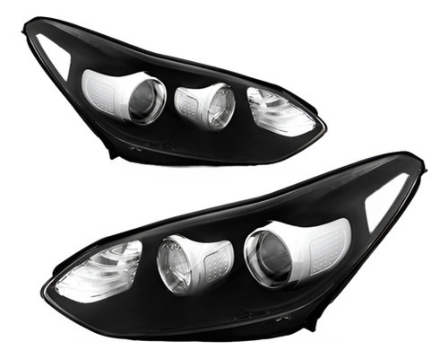 Par Farol Dianteiro Sportage 17 A 19 Manual C Projeto S Led