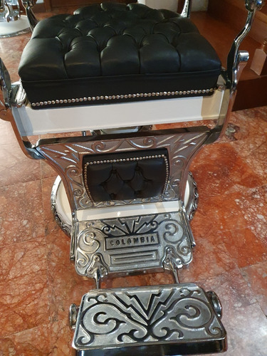 Imagen 3 de 10 de Silla De Barbero Marca Colombia (hidráulica)