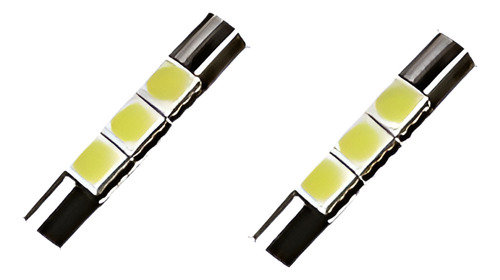 2pcs Blanco 29mm 3smd Bombillas Led Para Luces De Espejo De