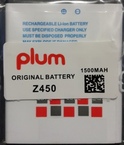 Batería Plum Z450. Original. 1500 Mah. 3.7v