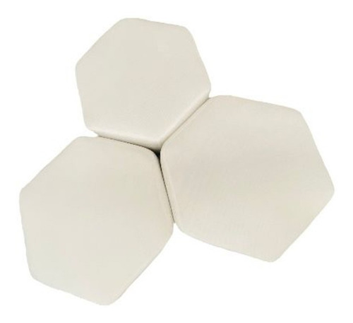 Taburete Poltrone Modelo Esagono Set De 3