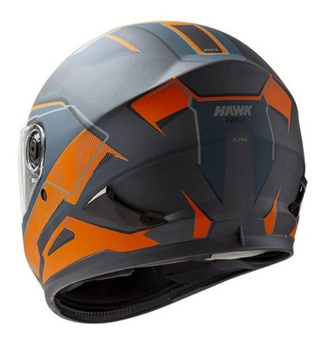 Imagen 4 de 6 de Casco Moto Integral Hawk Rs1 Alpha Pista Motos Devotobikes