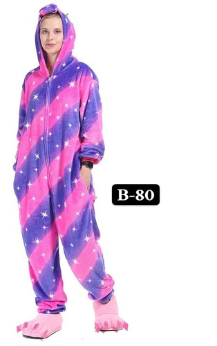 Pijamas Disfraz Adultos De Animales Kigurumi Unicornio B-80