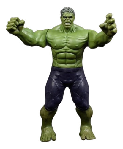 Boneco Articulado 30cm Hulk Efeitos Sonoros Ruck Vingadores