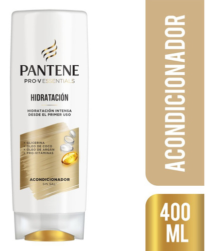 Acondicionador Pantene Pro - V Essentials Hidratación 400 Ml