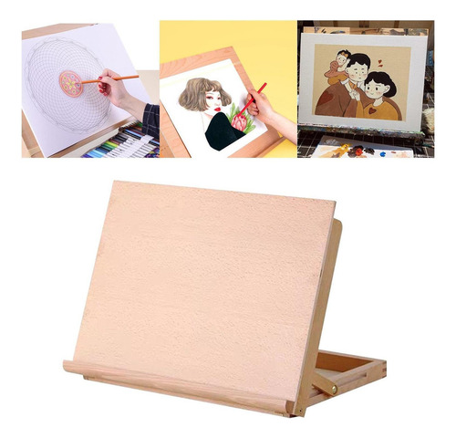 Caballete De Mesa Para Bocetos, Tablero De Dibujo Portátil