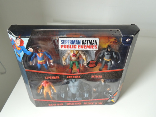 Superman Batman Animated Public Enemies Mattel Movie Novo
