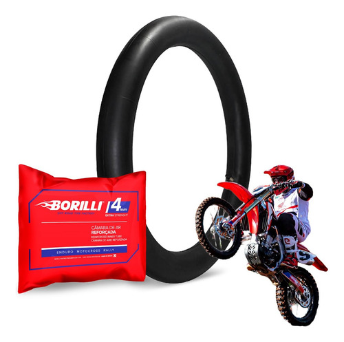 Câmara De Ar Borilli R21 Reforçada - 4mm Offroad 90/90-21