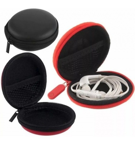 Estuche Funda Mini Bolsito Para Auriculares Con Cierre