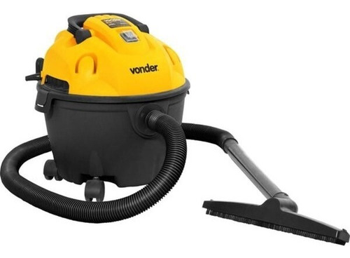 Aspirador De Pó E Líquidos Apv 1210 Profissional Vonder 10l Cor Amarelo 110v