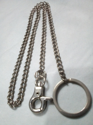 Cadena Antigua, Reloj Bolsillo, Llavero 56cm Imperdible (Usado)