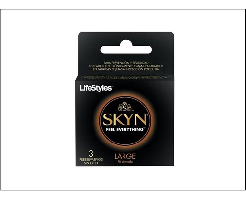 Lifestyles Skyn Large 3 Unidades.