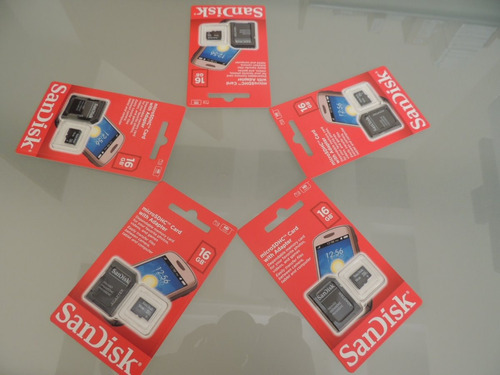 Micro Sdhc Card Sandisk 16gb Android Clase4