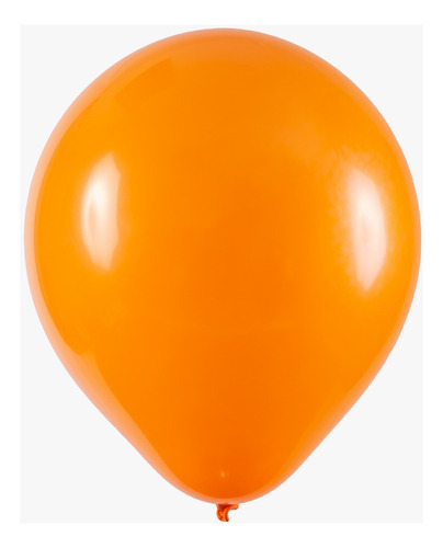 Balão Redondo 24 Diversas Cores 3 Unidades Art Latex Cor Laranja