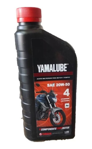 Aceite Yamalube 20w50 Para Motocicleta Mineral 4 Tiempos