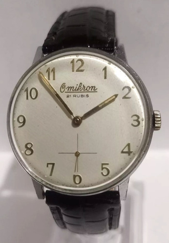 Fino Reloj Suizo Omikron '60s Antíguo Vintage Elegante 