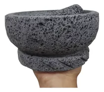 Comprar 5 Morteros De Piedra Volcánica Natural Artesanal 6 Pulgadas