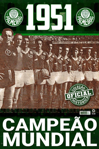 Palmeiras Coleção Oficial Histórica - 8 pôsteres + Box personalizado, de On Line Editora. Editorial On Line Editora, capa mole em português, 2022