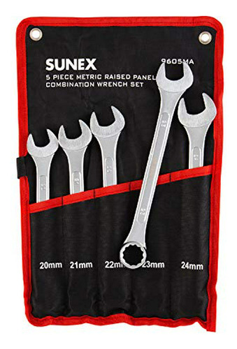 Sunex 9605ma De 5 Piezas Raised Panel Combinación Métrica De