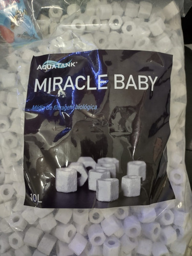 Mídia Cerâmica Quartzite Glass 40l (4x10)  Miracle Baby !!