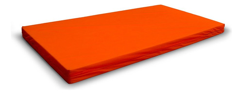 Colchon De Espuma Maxeco Color Naranja