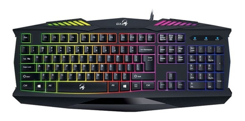 Teclado Gamer Genius Gx Scorpion K220 Retroiluminado Led