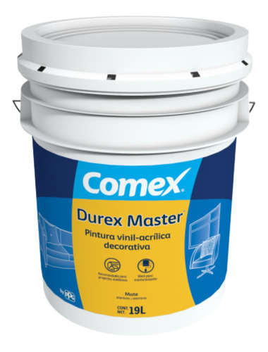 Cubeta Pintura Vinil-acrilica Durex Comex Interior/exterior