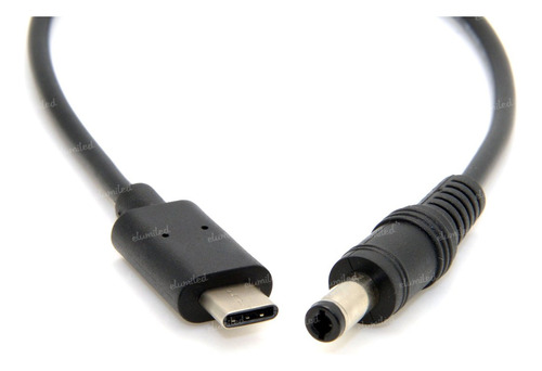 2 Cables Usb Tipo C A Plug Dc 2.1 1.50 Mts