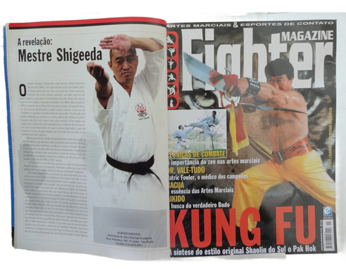 Revista Magazine Fighter Collection Kung Fu Minotauro Kobudo (Usado)